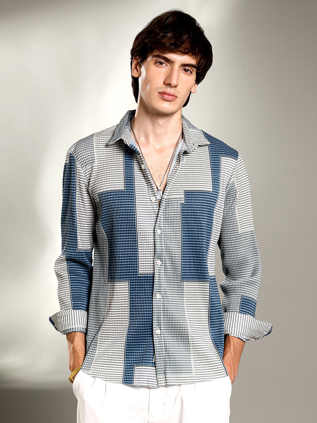 Retro-Pleat Shirt