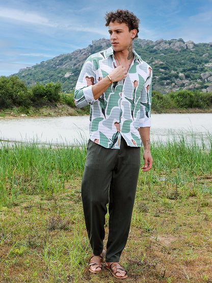 Abstract Tulip Shirt