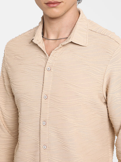 Self-Design Wave Shirt