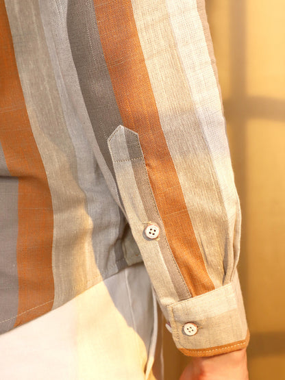 Block-Striped Shirt