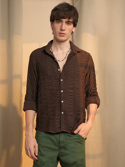 Chunky-Seersucker Shirt