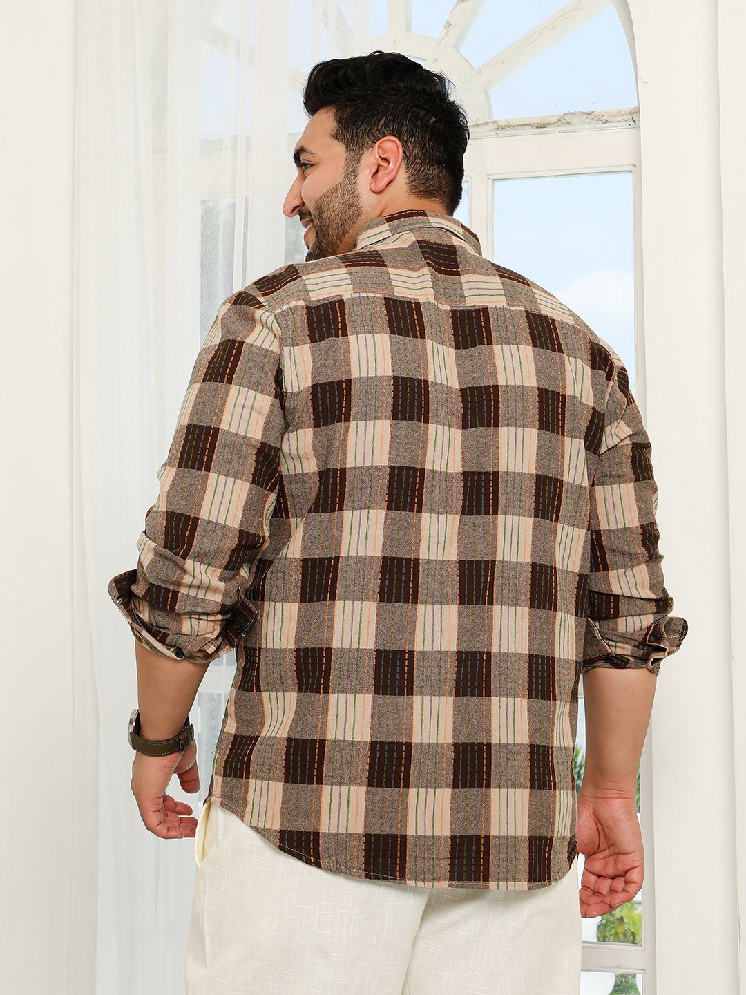 Chalk-Buffalo Check Shirt