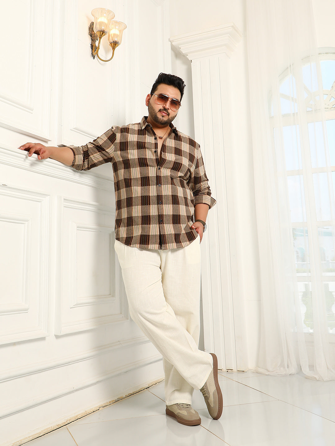 Chalk-Buffalo Check Shirt