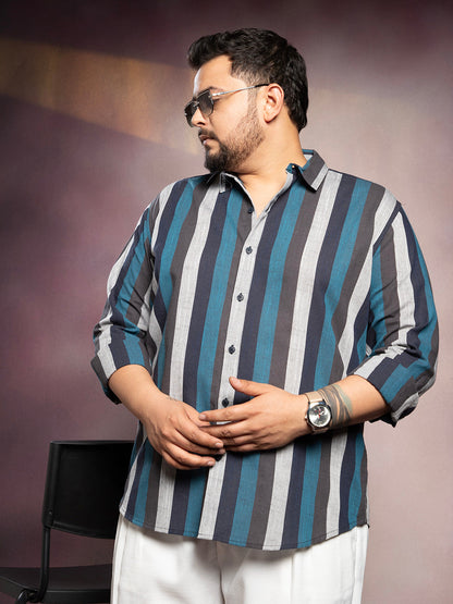 Block-Striped Shirt