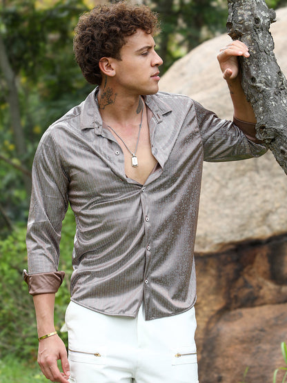 Sheen Chevron Shirt