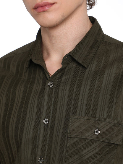 Multitrack-Striped Shirt