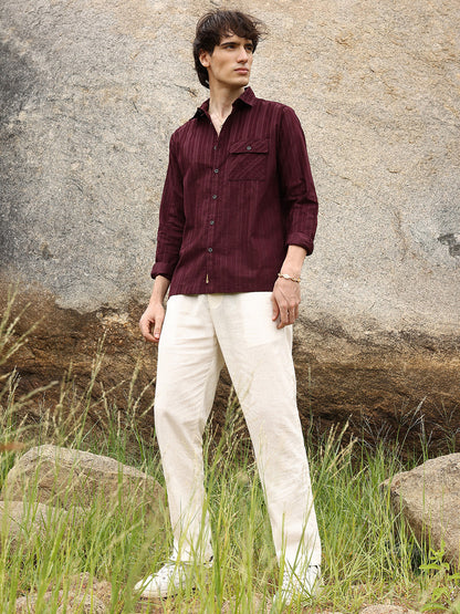 Multitrack-Striped Shirt