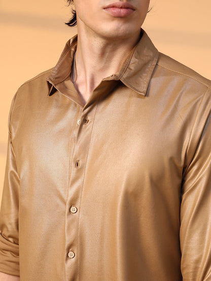 Solid Suede Shirt