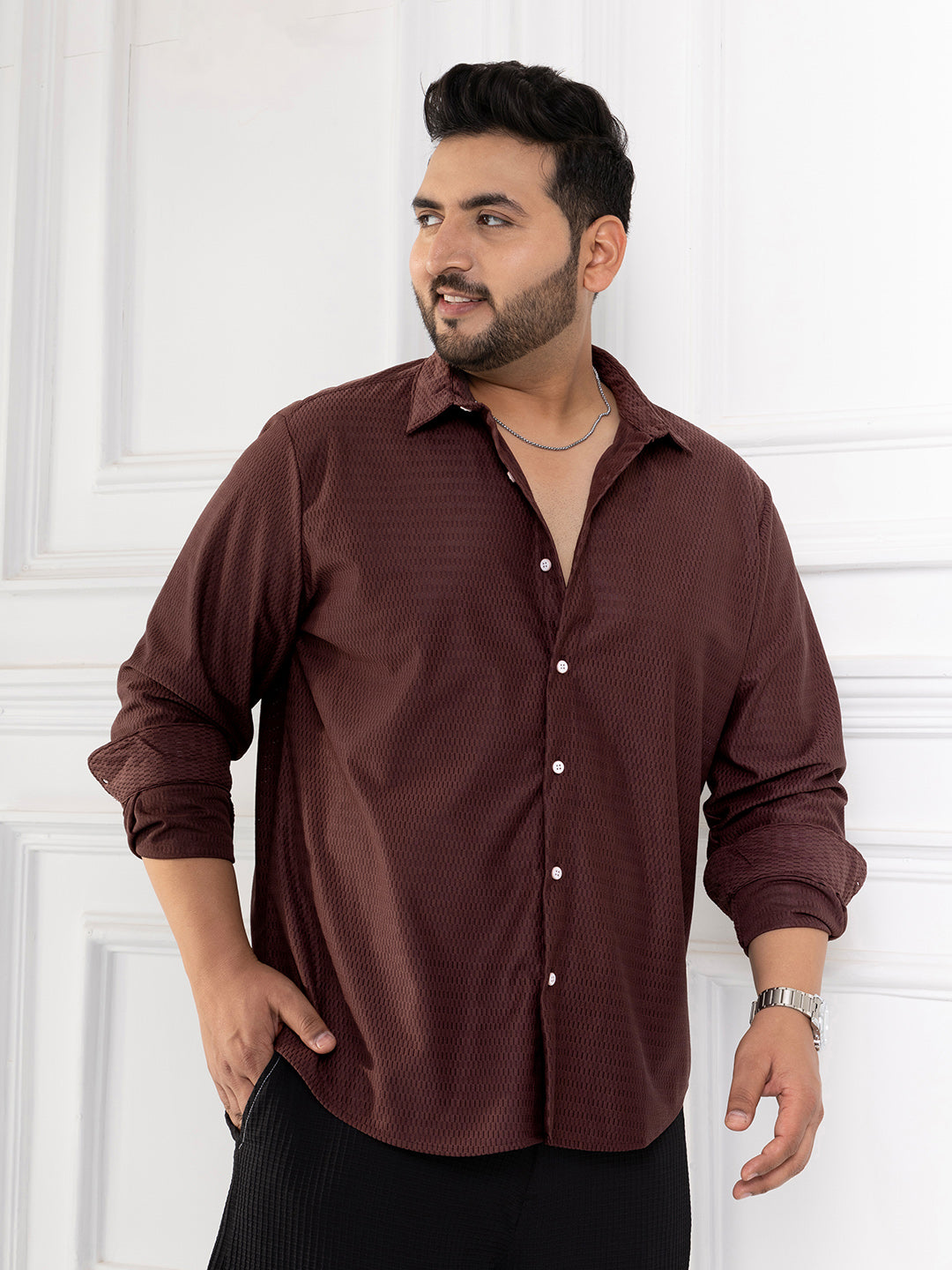 Solid Honeycomb Shirt