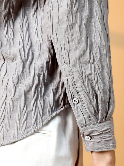Grain-Textured Shirt
