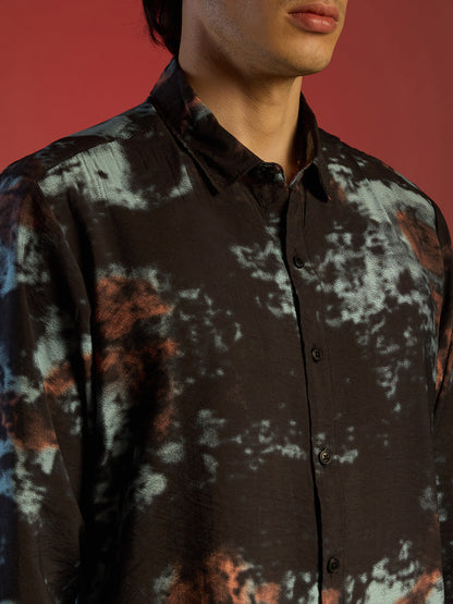 Contrast Dab Shirt
