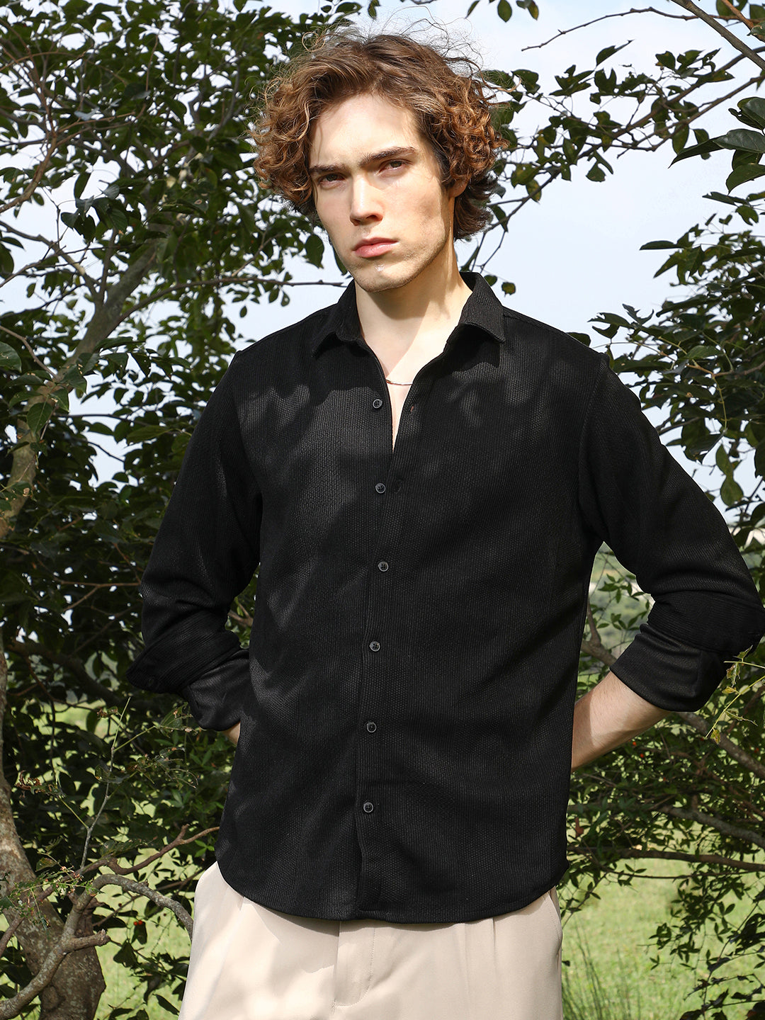 Solid Knit Shirt