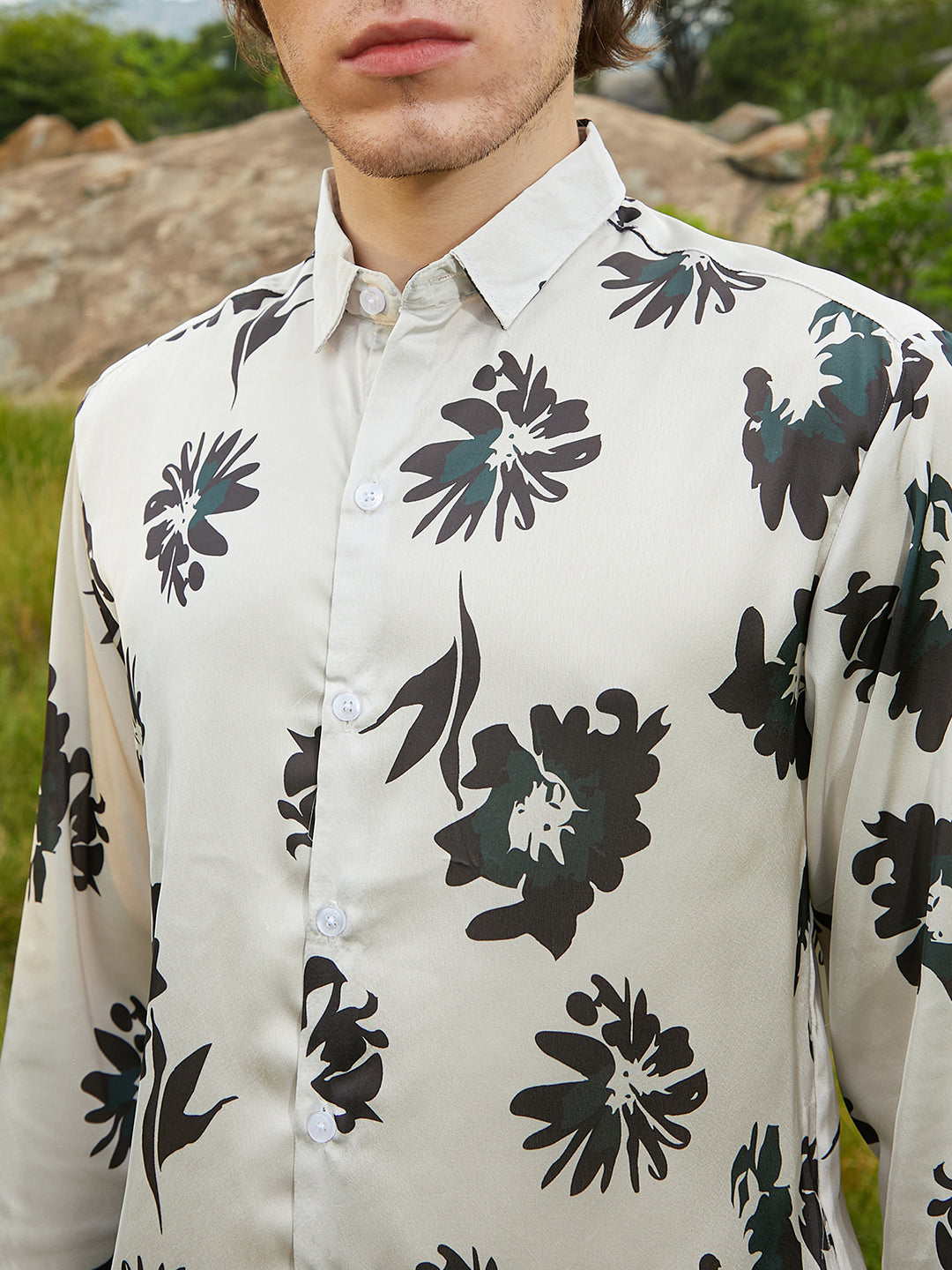 Flora-Stamp Shirt