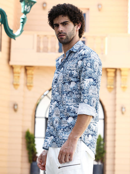 Victorian-Landscape Tactile Shirt