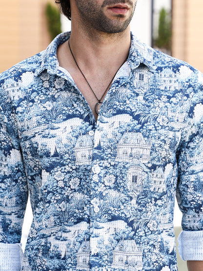 Victorian-Landscape Tactile Shirt