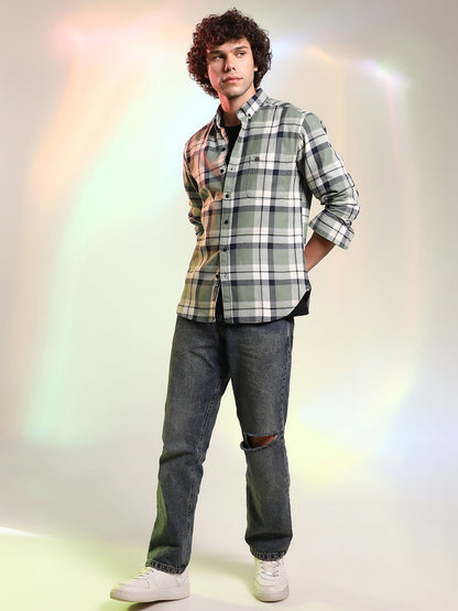 Shadow-Checkered Shirt