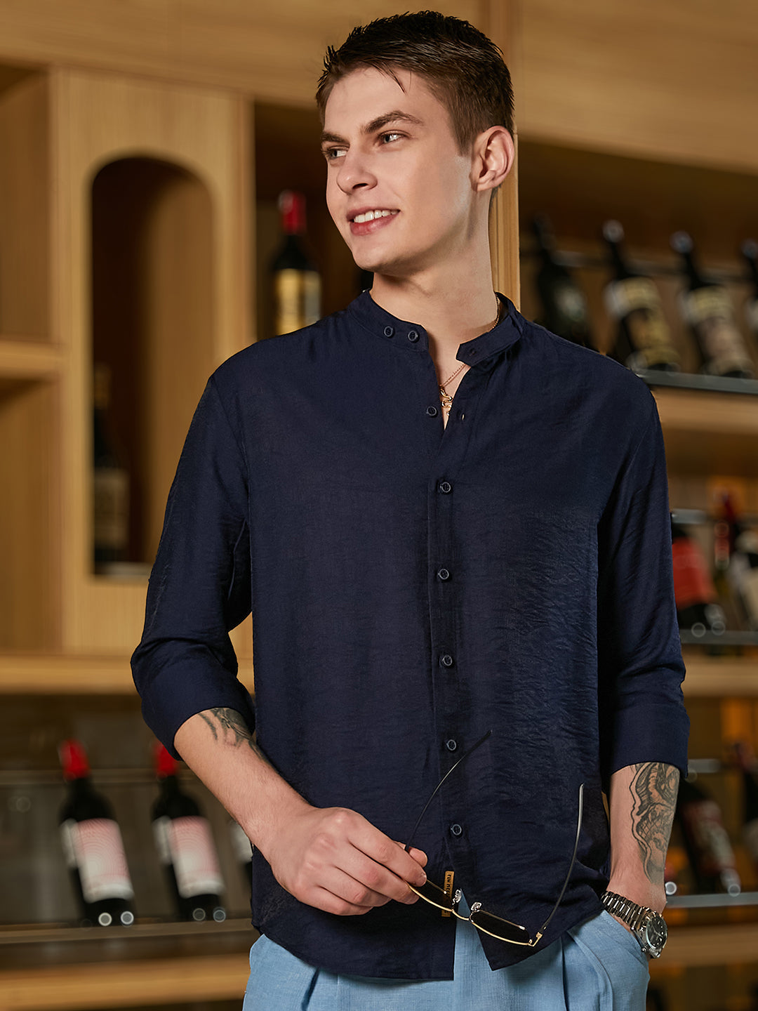 Breezy Mandarin Shirt
