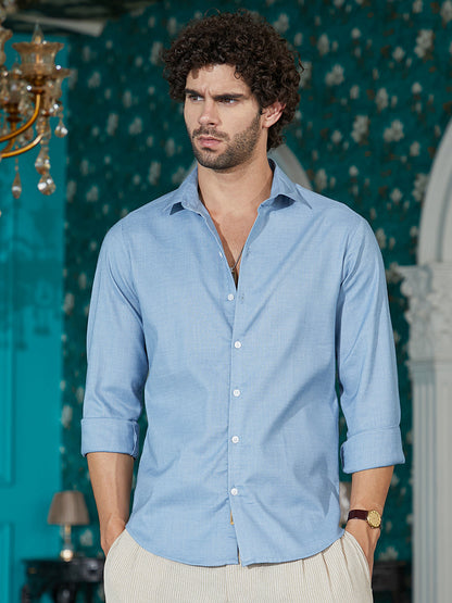 Solid Button Shirt