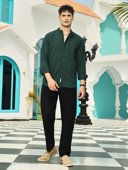 Pinstriped-Tactile Shirt