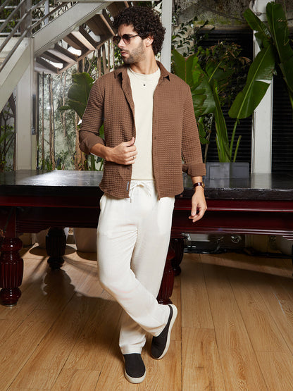 Ellipse-Lined Shirt