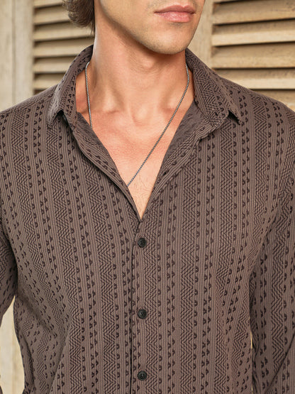 Chevron-Loop Shirt