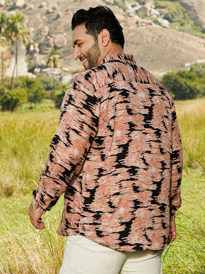 Contrast-Scuff Shirt