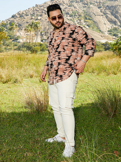 Contrast-Scuff Shirt