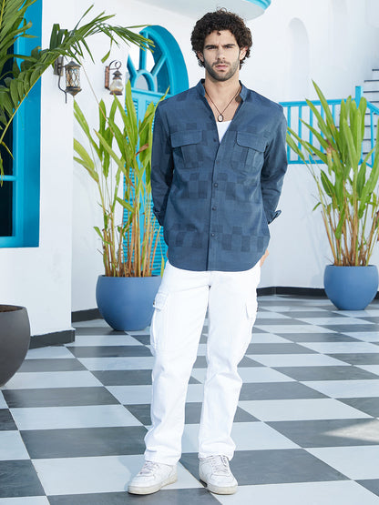 Mandarin Utility Shirt