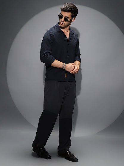 Textured-Cuban Shirt