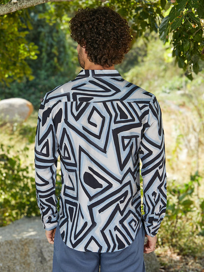Abstract Breezy Shirt