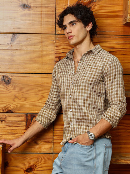 Micro-Plaid Shirt