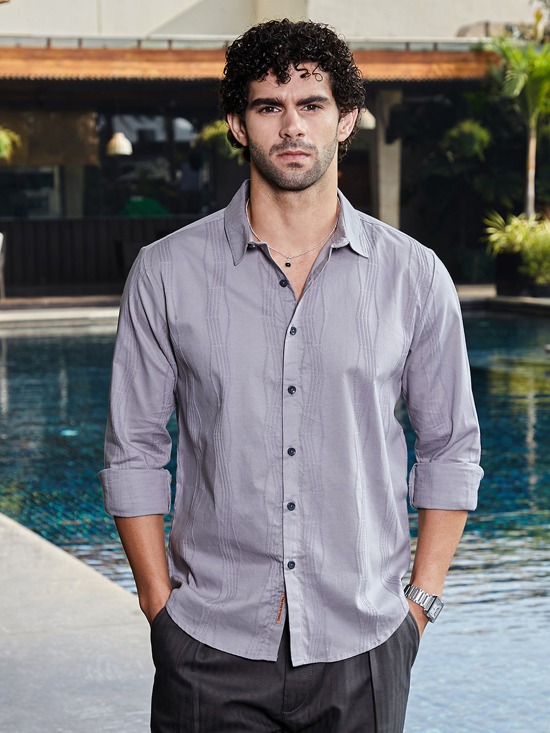 Swirl-Tactile Shirt