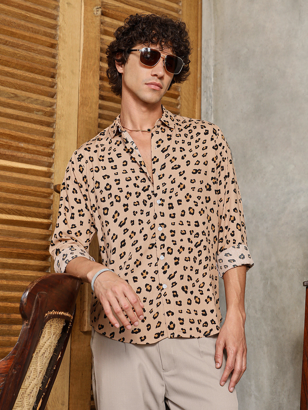 Cheetah Imprint Shirt