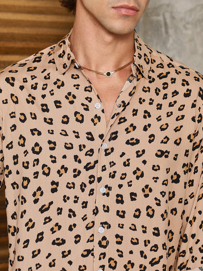 Cheetah Imprint Shirt