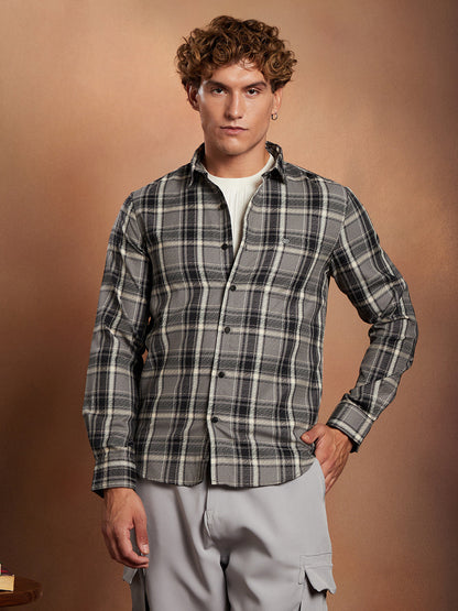 Shadow-Check Regular Shirt