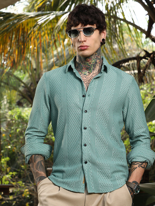 Marquise-Panel Tactile Shirt
