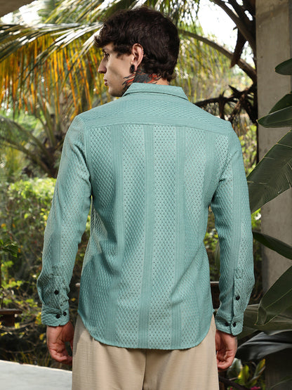 Marquise-Panel Tactile Shirt