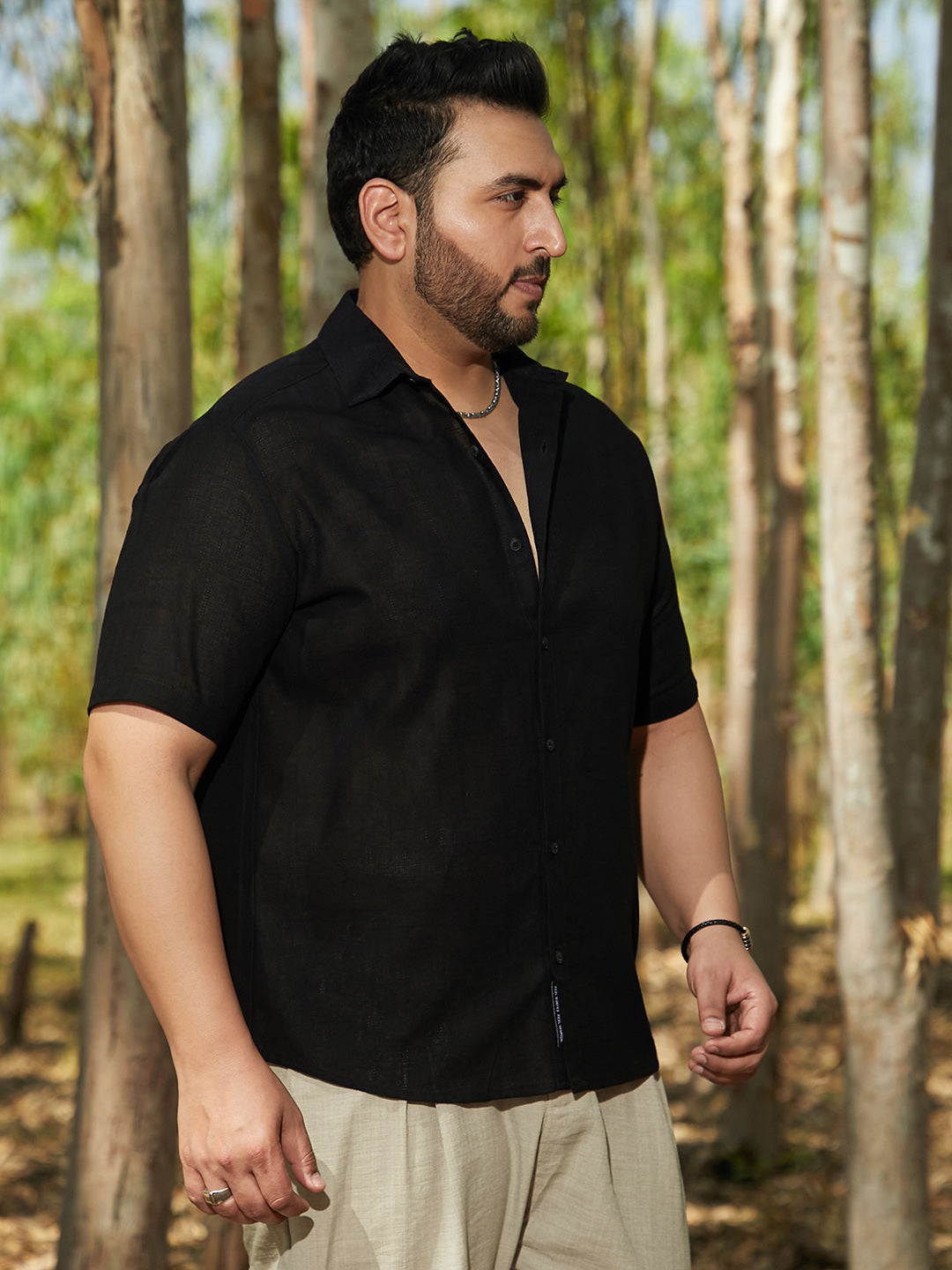 Solid Cotton Shirt
