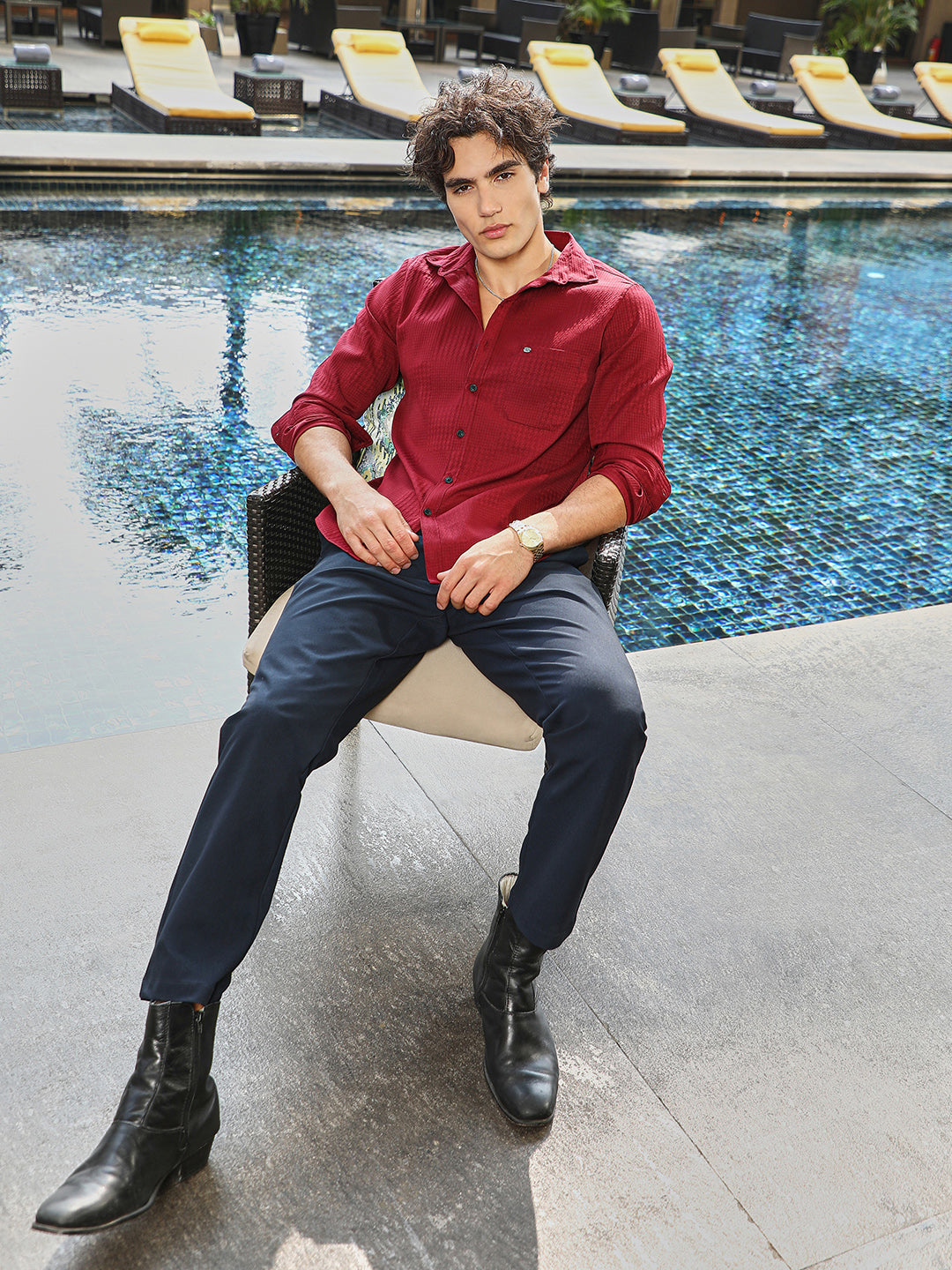 Houndstooth-Tactile Shirt