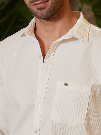 Houndstooth-Tactile Shirt