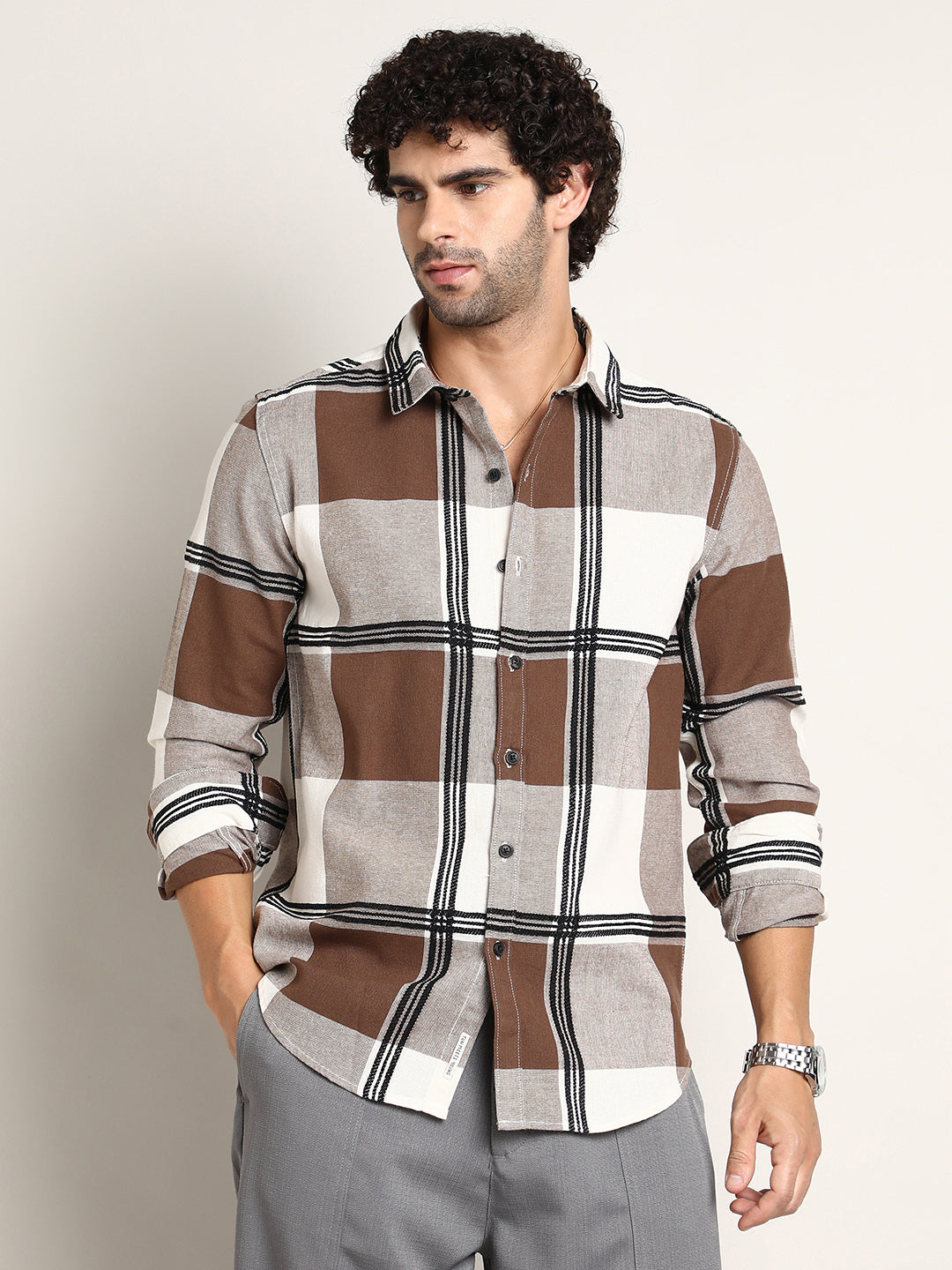 Overlap Buffalo Shirt