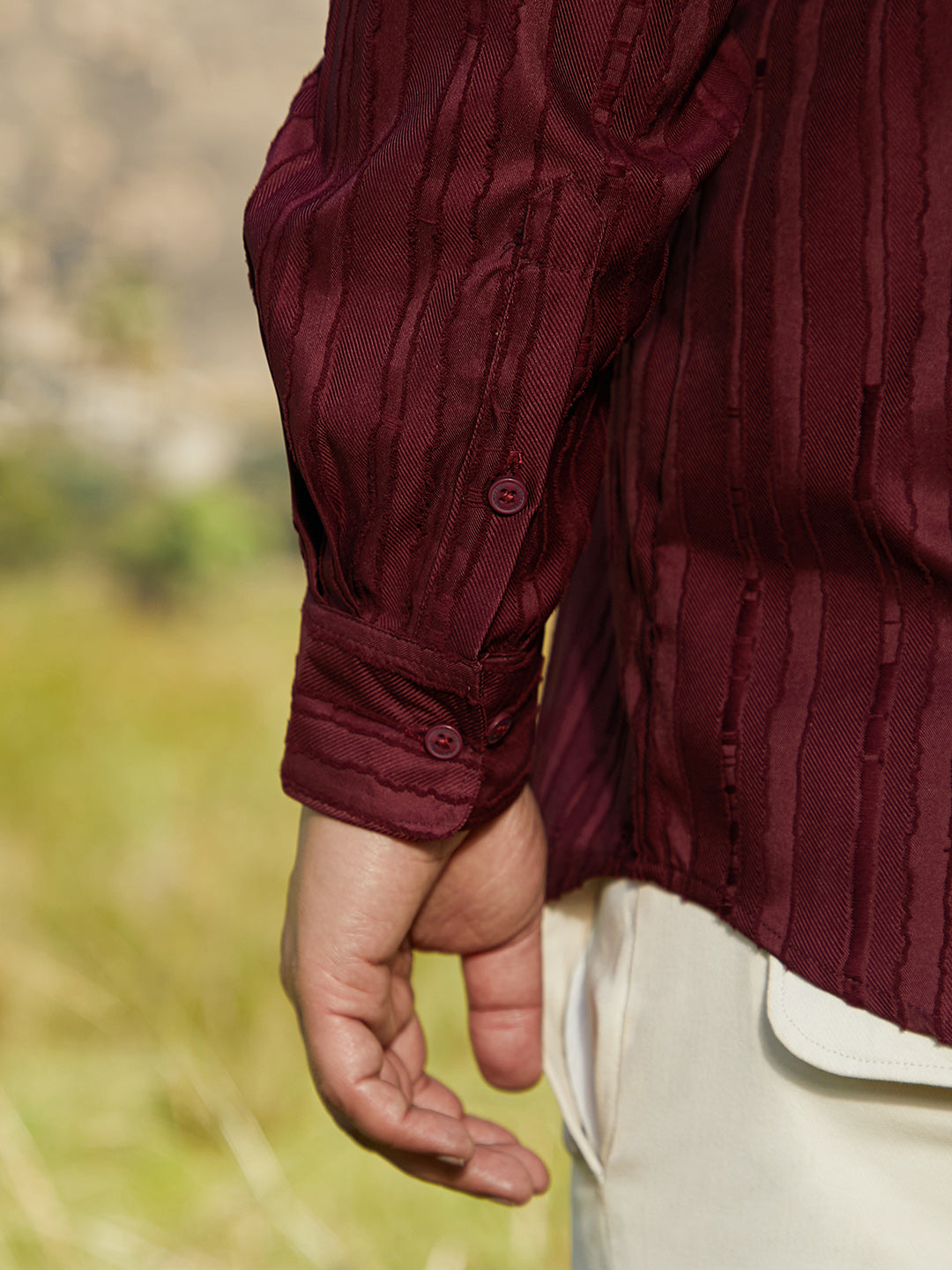 Ripple-Edge Shirt