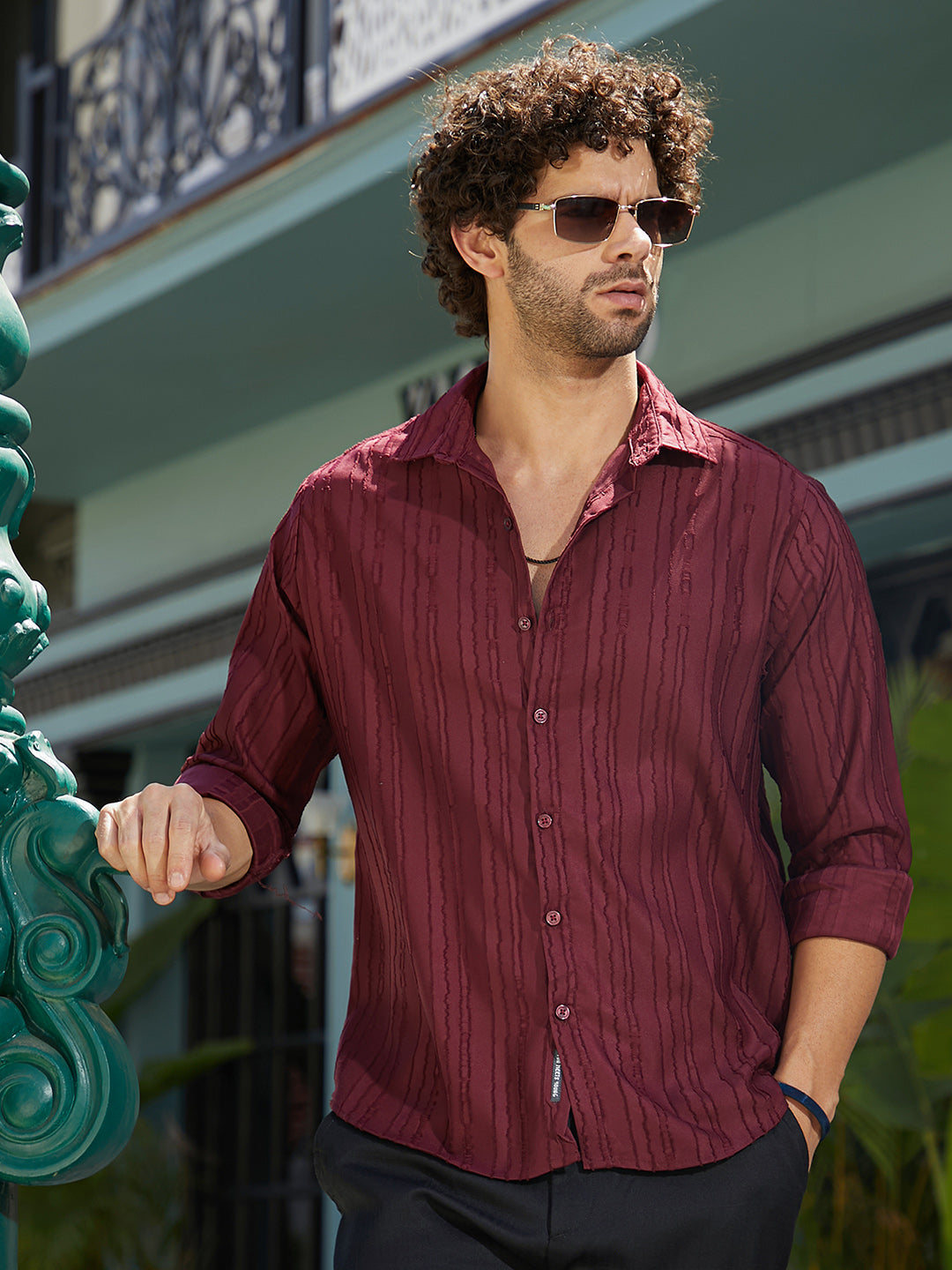 Ripple-Edge Shirt
