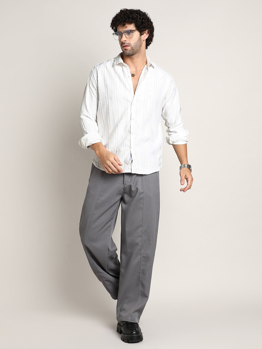Ripple-Edge Shirt