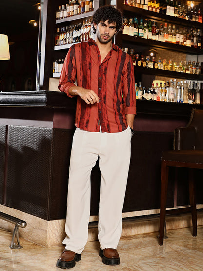 Dark-Tone Brushed Shirt