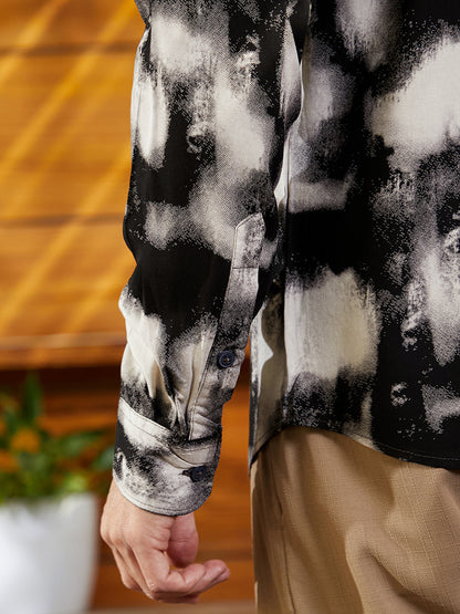 Textured Brushwork Shirt