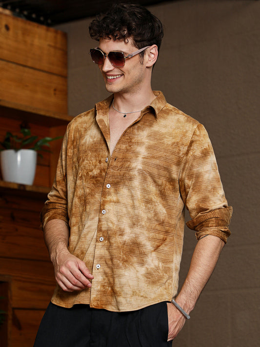 Dyed-Tactile Shirt
