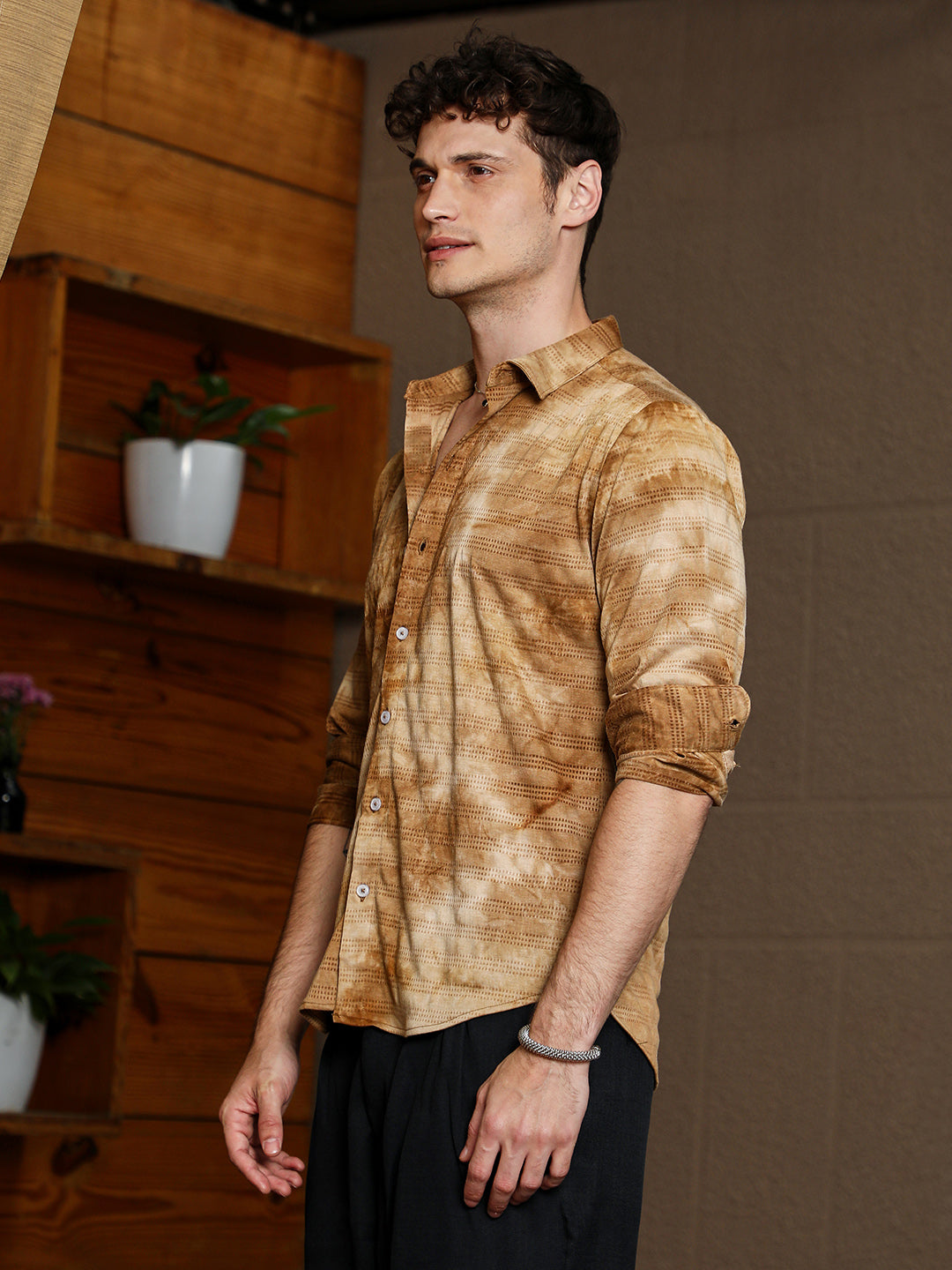 Dyed-Tactile Shirt
