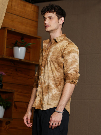 Dyed-Tactile Shirt