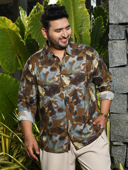 Blurred-Imprint Shirt